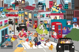 gibsons superhero city kinderpuzzels G1032