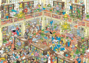 jan van haasteren bibliotheek legpuzzel