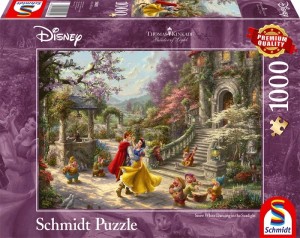 Schmidt: Thomas Kinkade Disney Sneeuwwitje dansen met de prins (1000) puzzel