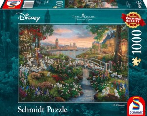 Schmidt: Thomas Kinkade Disney 101 Dalmatiërs (1000) legpuzzel