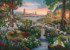 thomas kinkade disney 101 dalmatiers legpuzzel