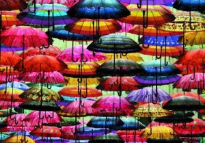 Piatnik: Umbrellas (1000) legpuzzel