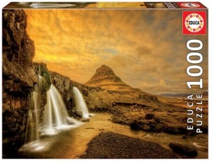 Educa: Kirkjufellsfoss Waterfal Ijsland (1000) legpuzzel