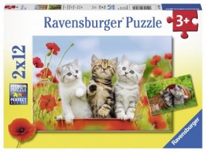 Ravensburger: Katjes op ontdekkingsreis (2x12) kinderpuzzels