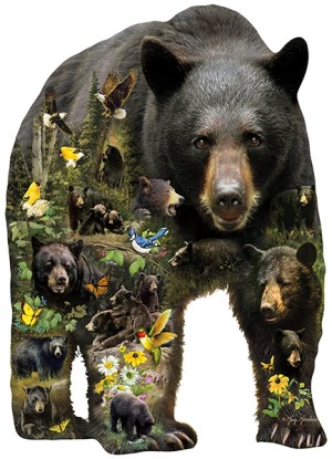 SunsOut: Forest Bear (1000) shaped puzzel