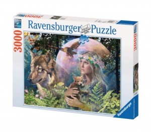 Ravensburger: Wolven in de maneschijn (3000) grote puzzel