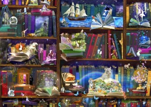 Bluebird: Library Adventures in Reading (3000) legpuzzel