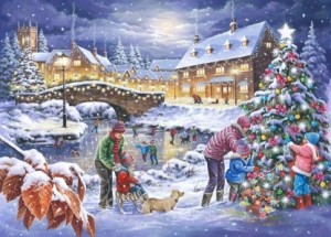 House of Puzzles: Twinkling Lights (1000) kerstpuzzel