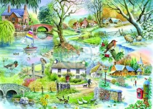 House of Puzzles: All Seasons (500) legpuzzel