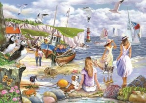 House of Puzzles: Sea Shore Breezes (500XL) legpuzzel