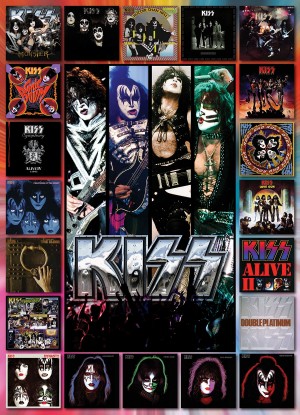 Eurographics: Kiss Albums (1000) legpuzzel