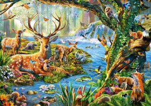 Castorland: Forest Life (500) legpuzzel
