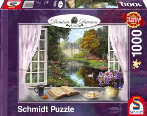 Schmidt: Dominic Davison - Uitzicht op de kasteeltuinen (1000) puzzel
