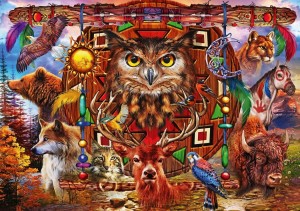 Bluebird: Animal Totem (4000) grote legpuzzel