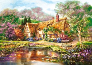 Castorland: Twilight at Woodgreen Pond (3000) grote puzzel