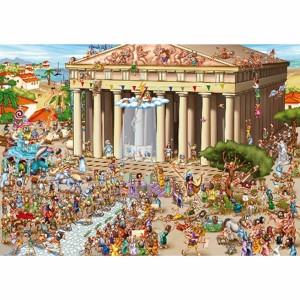 D-Toys: Cartoon Puzzle Acropolis (1000) legpuzzel