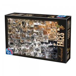 D-Toys: Animal Faces - Cats (1000) legpuzzel