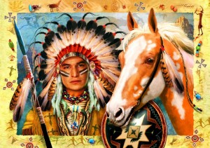 Bluebird: Indian Chief (1500) legpuzzel