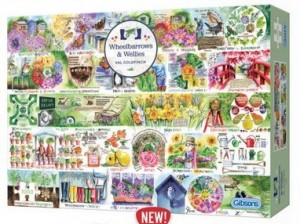 Gibsons: Wheelbarrows & Wellies (1000) legpuzzel