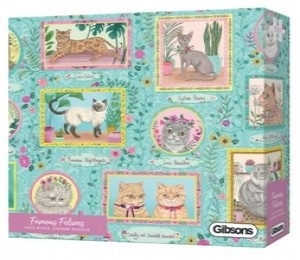 Gibsons: Famous Felines (1000) legpuzzel