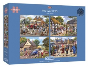 Gibsons: The Evacuees (4x500) legpuzzels
