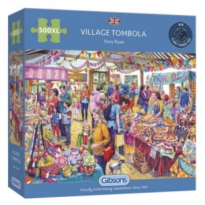 Gibsons: Village Tombola (500XL) legpuzzel