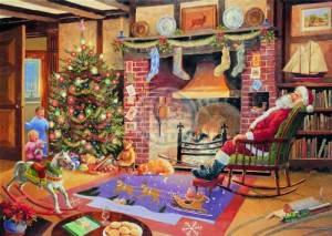 House of Puzzles: Christmas Collection No 1 Caught Napping (1000) kerstpuzzel