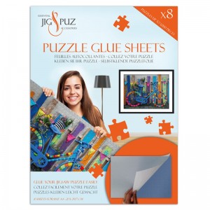 Jig Puz: Puzzle Glue Sheets 8x voor puzzels t/m 1000 stukjes