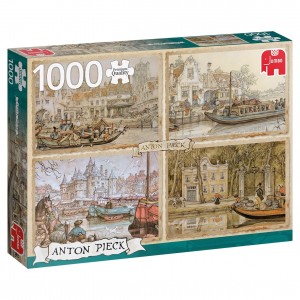 Anton Pieck: Canal Boats (1000) legpuzzel