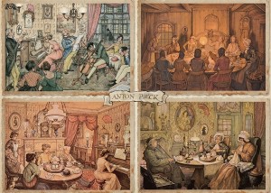 anton pieck puzzel living room entertainment legpuzzel