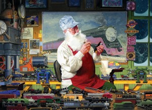 Cobble Hill: Santa's Hobby (1000) kerstpuzzel