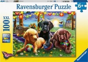 Ravensburger: Honden Picknick (100XXL) hondenpuzzel