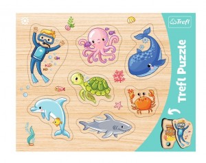 Trefl: Inlegpuzzel Onderwater (8) kinderpuzzel