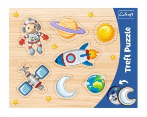 Trefl: Inlegpuzzel De Ruimte (7) kinderpuzzel