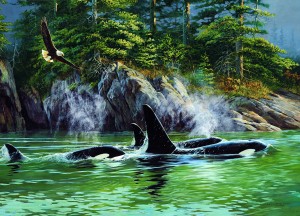 Cobble Hill: Orcas (1000) legpuzzel