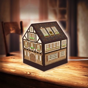 Pintoo: Half Timered House - Lamppuzzel (208) plastic puzzel