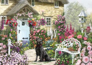 Otter House: Cottage Garden (1000) legpuzzel