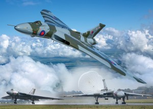 Otter House: Vulcan XH558 (1000) vliegtuigpuzzel