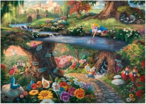 Thomas Kinkade: Disney Alice in Wonderland (1000) legpuzzel