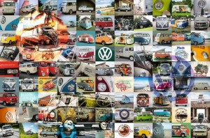 Ravensburger: 99 Volkswagen Bulli Momenten (3000) volkswagenpuzzel