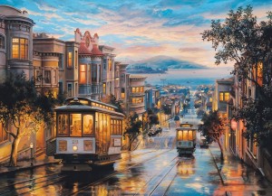 Eurographics: San Francisco, Cable Car Heaven (1000) legpuzzel