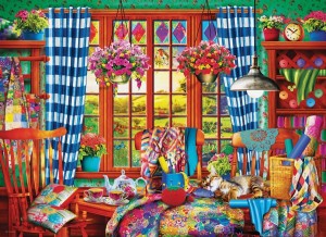 Eurographics: Patchwork Craft Room (1000) legpuzzel