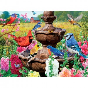 Master Pieces: Garden of Song - Steve Crisp (550) glow in the dark puzzel