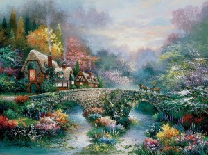 SunsOut: Peaceful Cottage (1000) legpuzzel