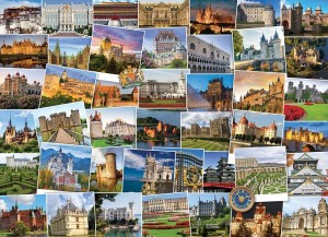 Eurographics: Globetrotter - Castles and Palaces (1000) legpuzzel