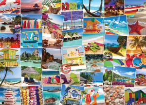 Eurographics: Globetrotter - Beaches (1000) legpuzzel