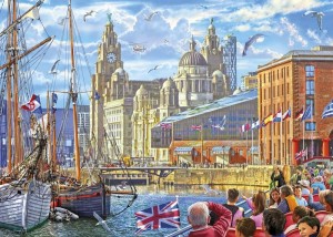 Gibsons: Albert Dock, Liverpool (1000) legpuzzel