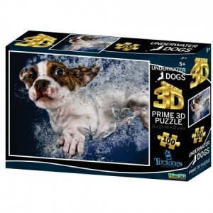 Tucker Fun Factory: Underwater Dogs (100) 3D legpuzzel