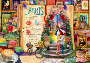 Bluebird: Life is an Open Book Paris (1000) legpuzzel 