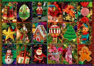 Bluebird: Festive Ornaments (1000) kerstpuzzel
